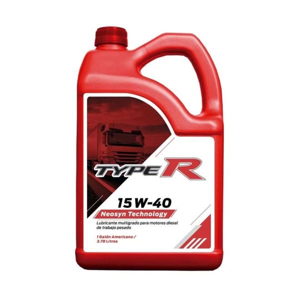 Lubricante 15w40 Diesel Typer Api Ci-4 en Galon Caja