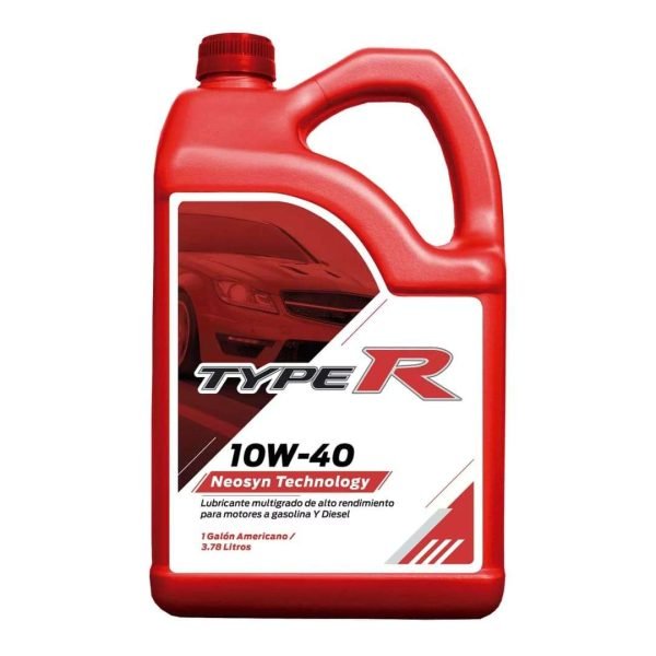 Lubricante 10w40 motor Gasolina Typer Api Ci-4 / Sn en Galon
